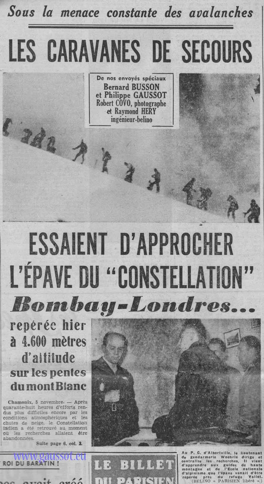 Parisien 06-11-1950 Malabar