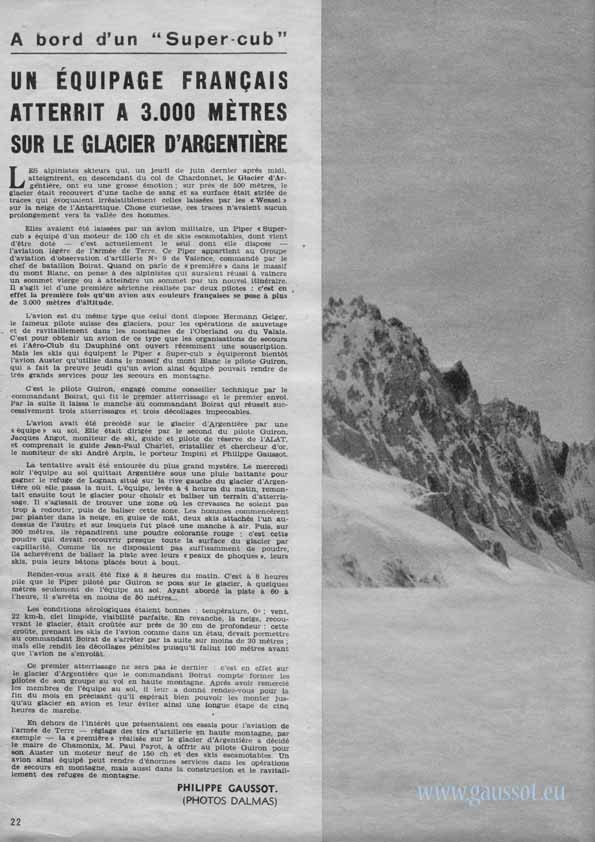 Aviation Magazine n°232 page 22 supercub