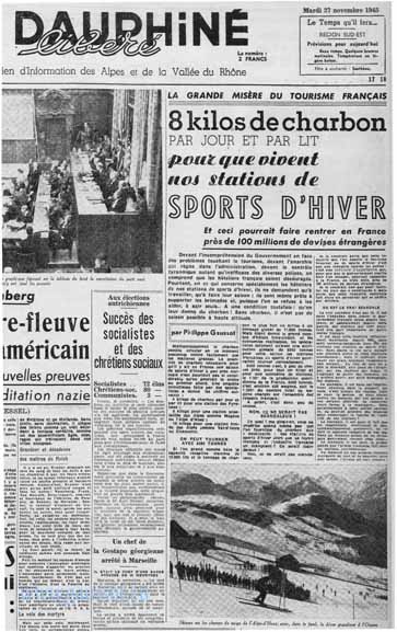 Dauphiné 27-11-45 Charbon