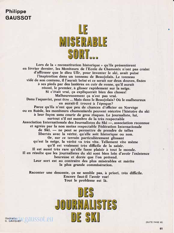Ski Flash n°24 page 61 journalistes