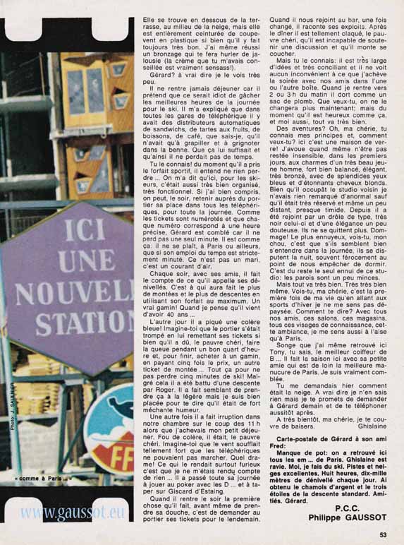 Ski Flash n°24 page 53 station