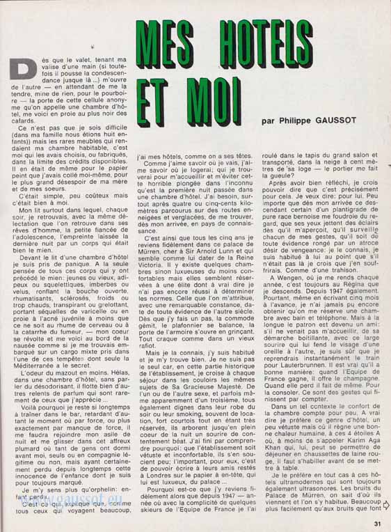 Ski Flash n°25 page 31 hôtels