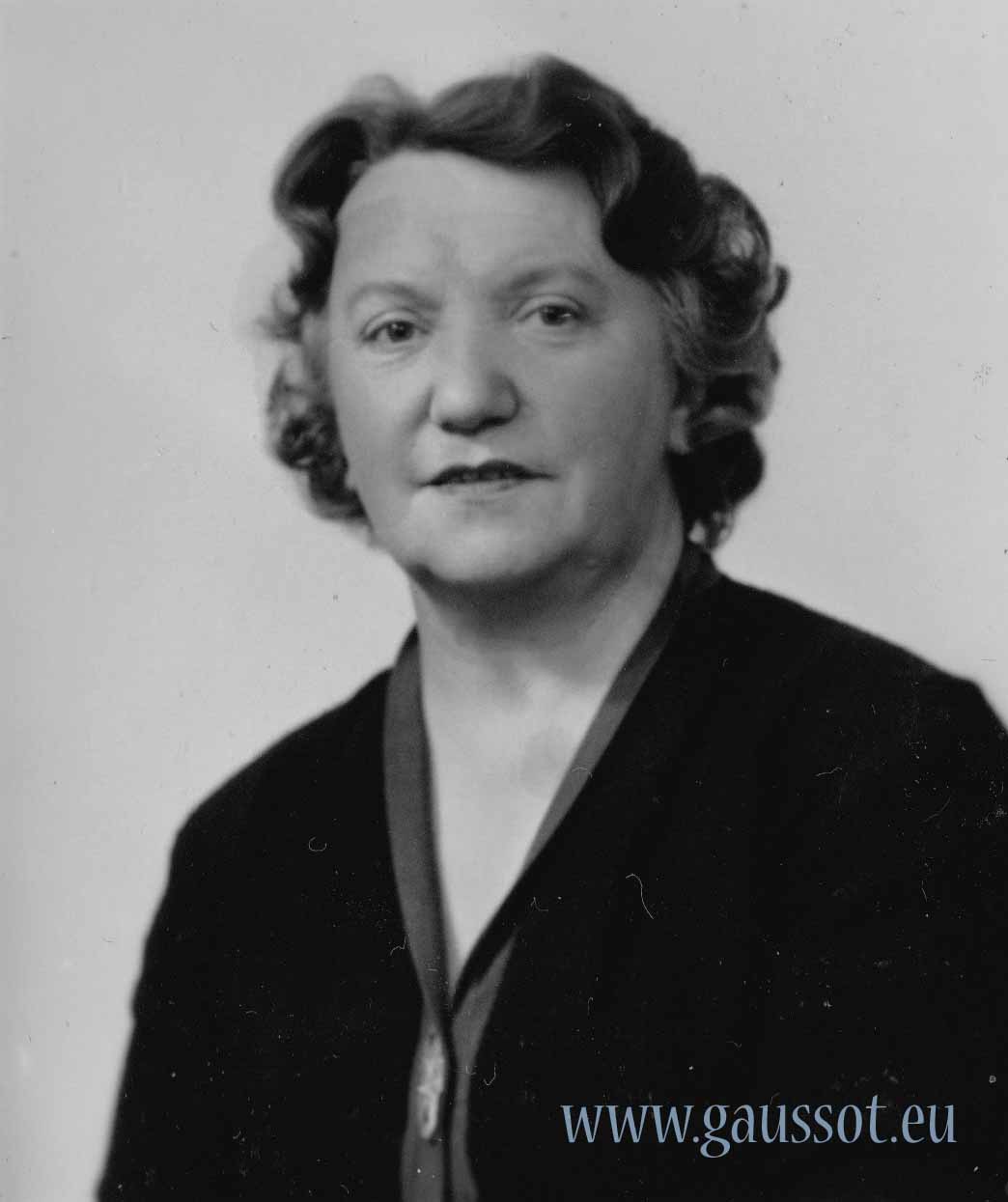 Jeanne Mongin vers 1960